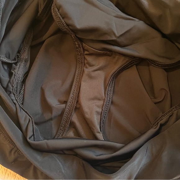 Lands’ End Black 9” Board Shorts with Panty Swim Shorts Size 14 - Picture 5 of 9